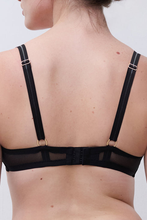 Chantelle Reptilia Lace Unlined Plunge Bra